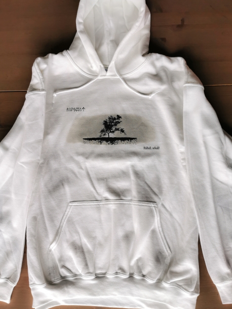 Ramchat (klokanka, biela) - Rúbali, sekali (biela mikina)