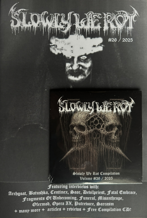 Slowly We Rot #26 / 2025 - Časopis A4 + grátis CD