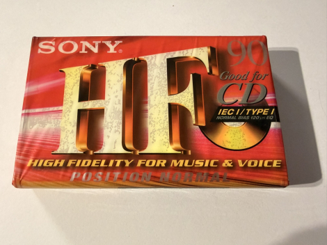 Magnetofónová kazeta SONY HF 90 - Kazeta SONY