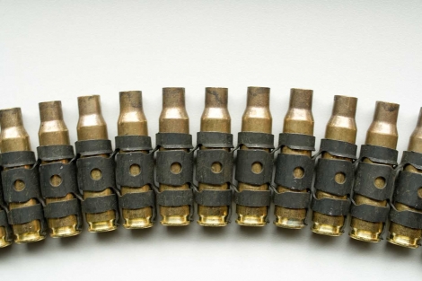 Opasok z mosadzných nábjníc bez špicov - Opasok s mosadznými nábojnicami bez špicov