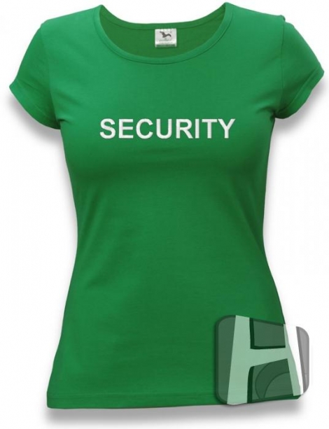 Security - Zelené dámske tričko