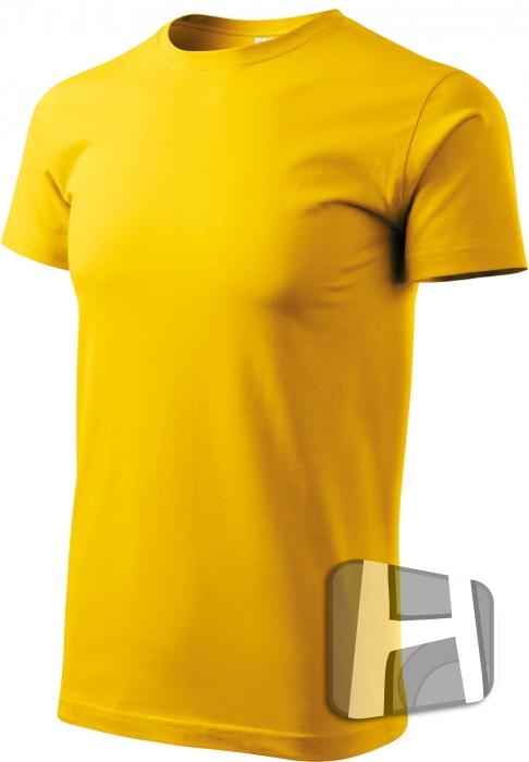 Pánske žlté trikčo Basic - výpredaj